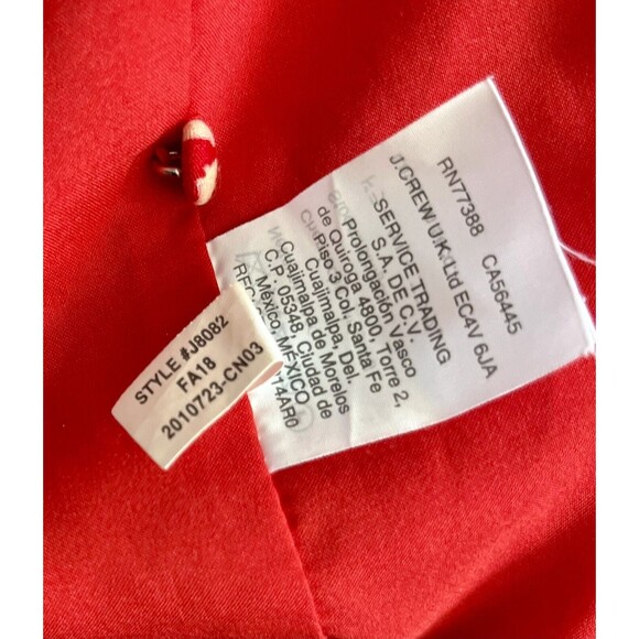 Madewell Women’s Button-Down Cami in Full Bloom 4 Retro Floral Cranberry - Picture 6 of 9